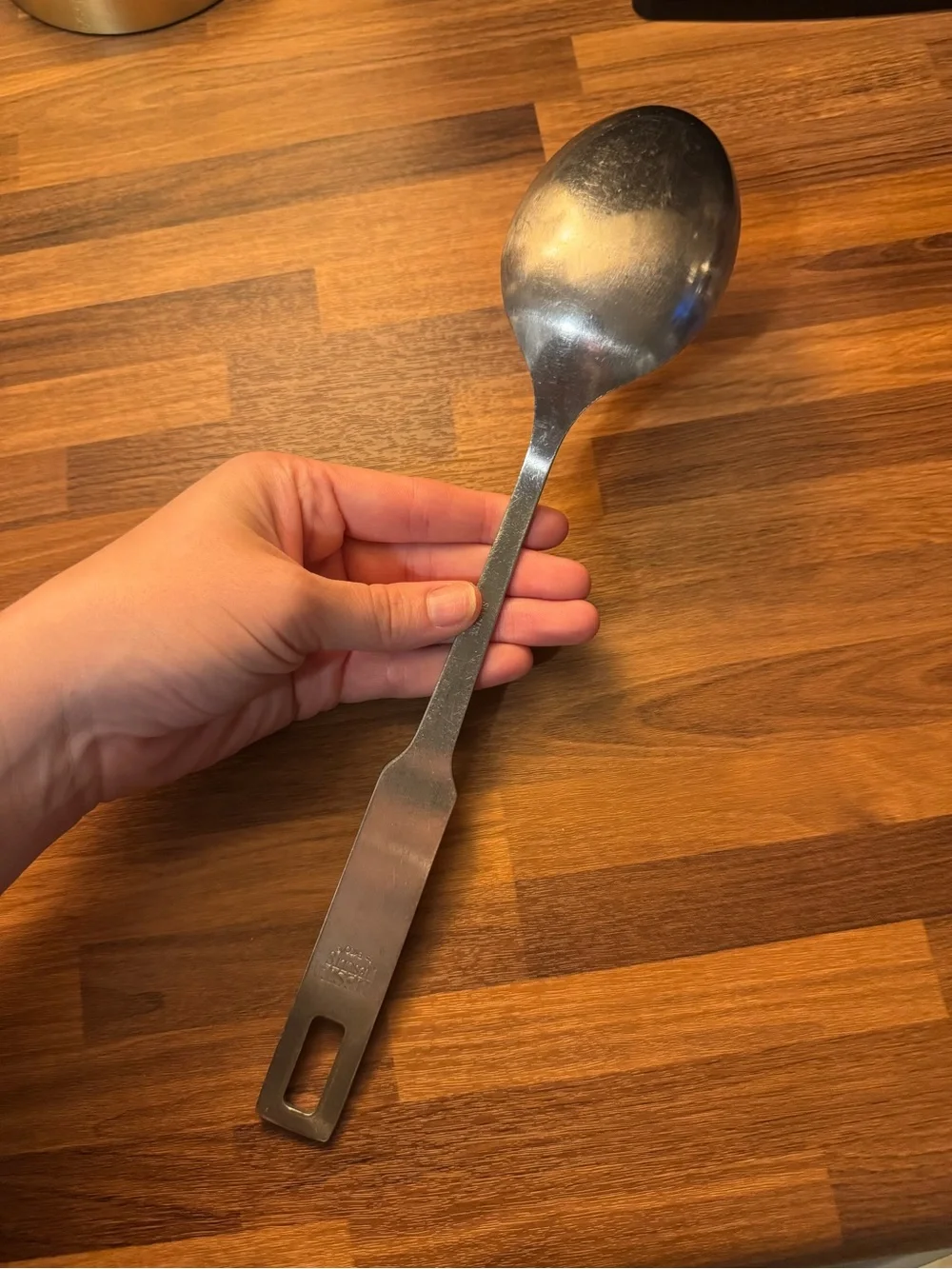 Vintage‎ EKCO Classic Stainless Serving Spoon - Silver